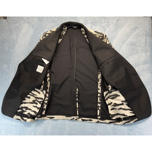 Dolce‎ & Gabbana Zebra Print Suit Jacket-Check Photos/Measurements For Size - Picture 5 of 16